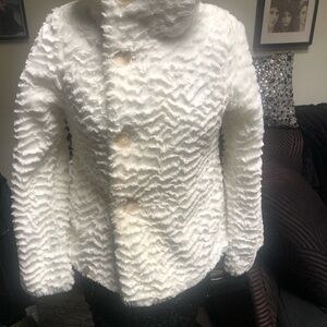 Patagonia white Teddy Jacket